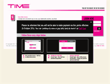 Tablet Screenshot of customer.time.com.my